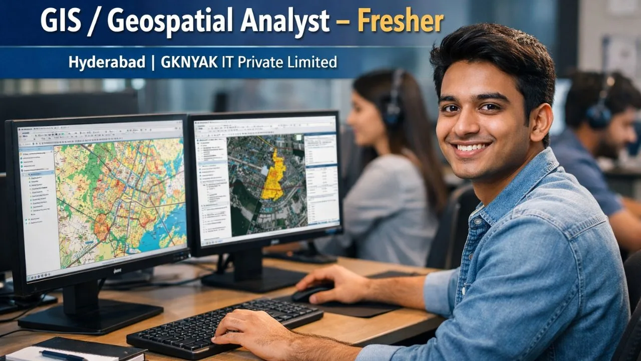 Fresher GIS Analyst Jobs in Hyderabad – GKNYAK IT